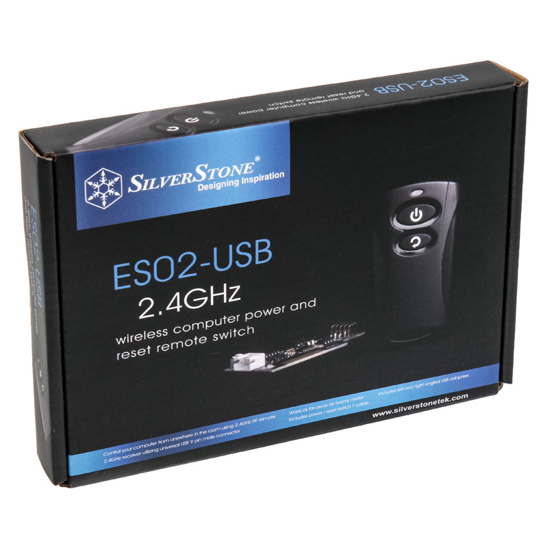 Silverstone ES02-USB 2.4GHz Wireless PC Remote Control Kit Review - Modders  Inc