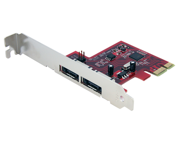 Startech - Startech 2 Port SATA-III 6 Gbps PCI Express eSATA Controller Card (PEXESAT32)