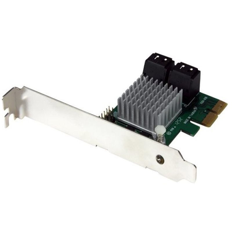 Startech - Startech 4 Port PCI Express 2.0 SATA III 6Gbps RAID Controller Card with HyperDuo SSD Tiering
