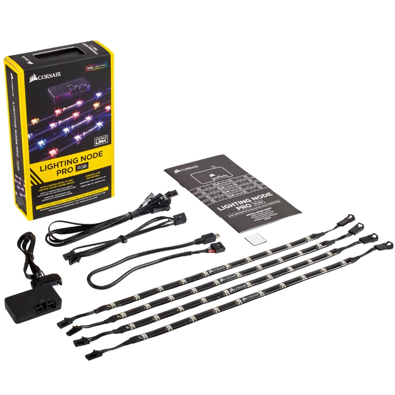 Corsair Lighting Node Pro, RGB Lighting Controller with Individually Addressable RGB LED Strips (CL-9011109-WW)