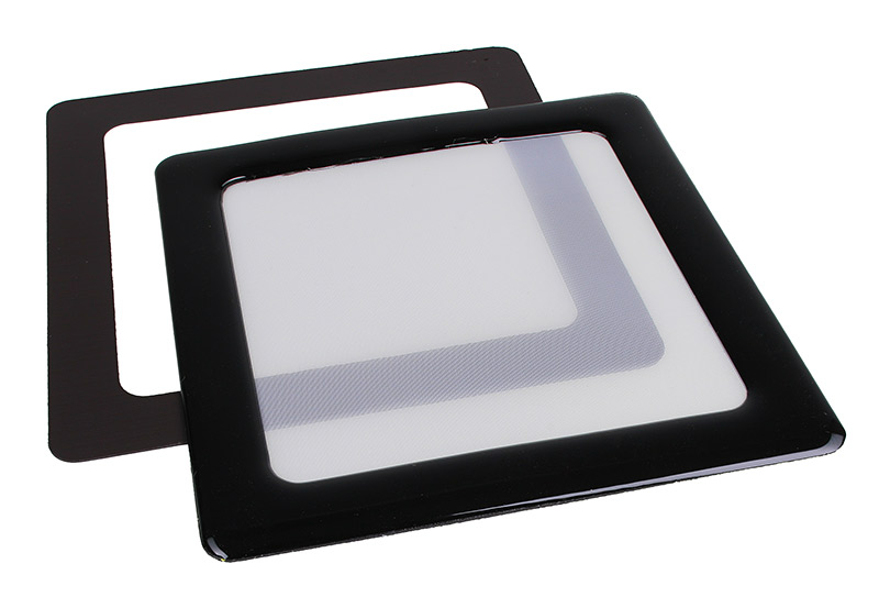 DEMCiflex Dust Filter 80mm, Square - Black/White