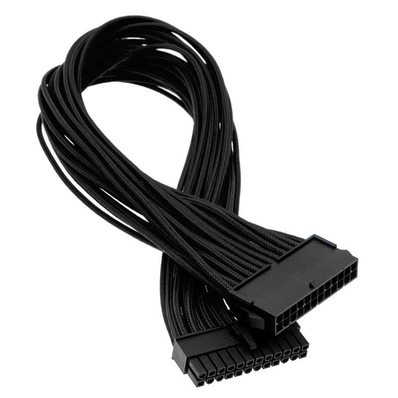 Phanteks - Phanteks 24-Pin ATX Cable Extension 50cm - Sleeved Black
