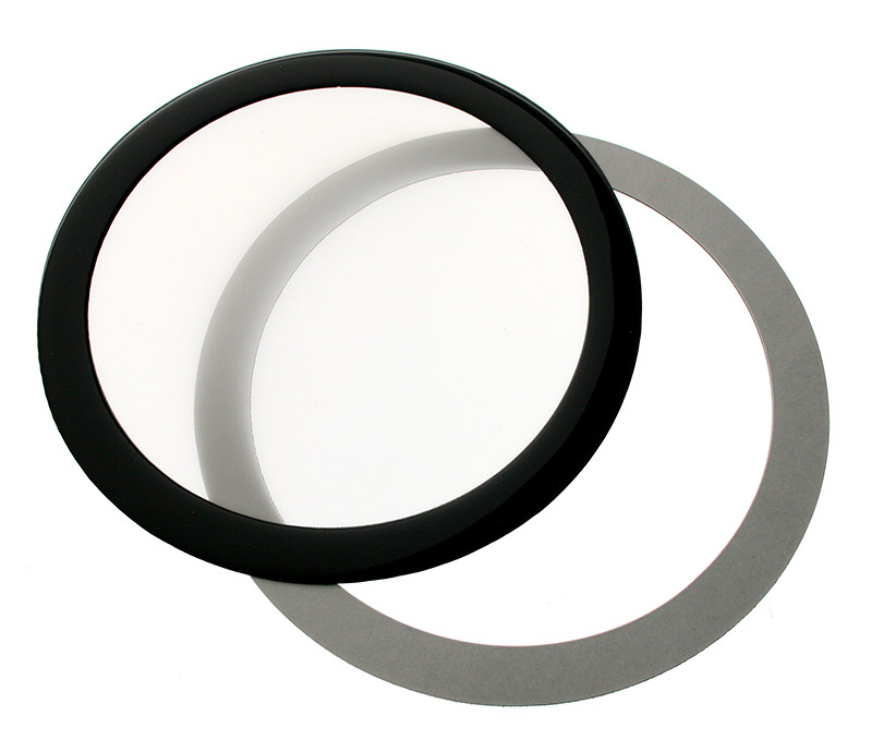 DEMCiflex Dust Filter 120mm, Round - Black/White