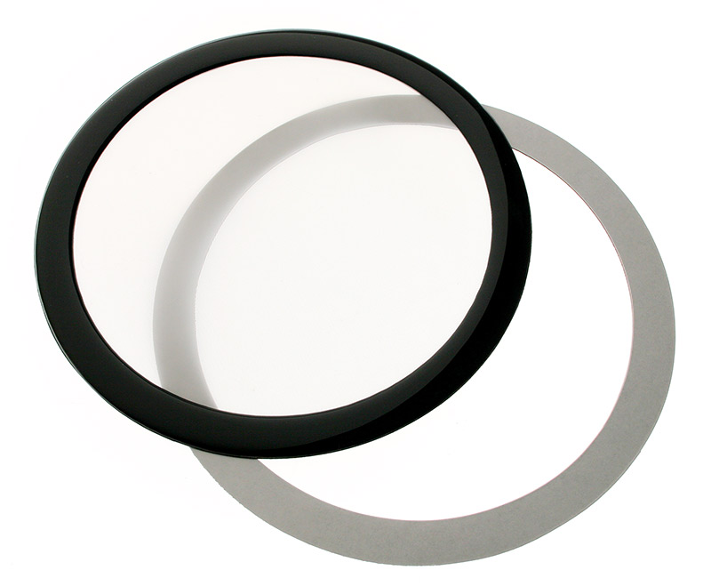 DEMCiflex - DEMCiflex Dust Filter 140mm, Round - Black/White