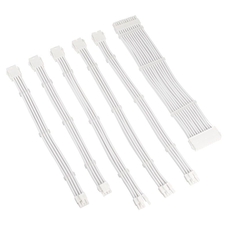 Kolink - Kolink Core Adept Braided Cable Extension Kit - Brilliant White