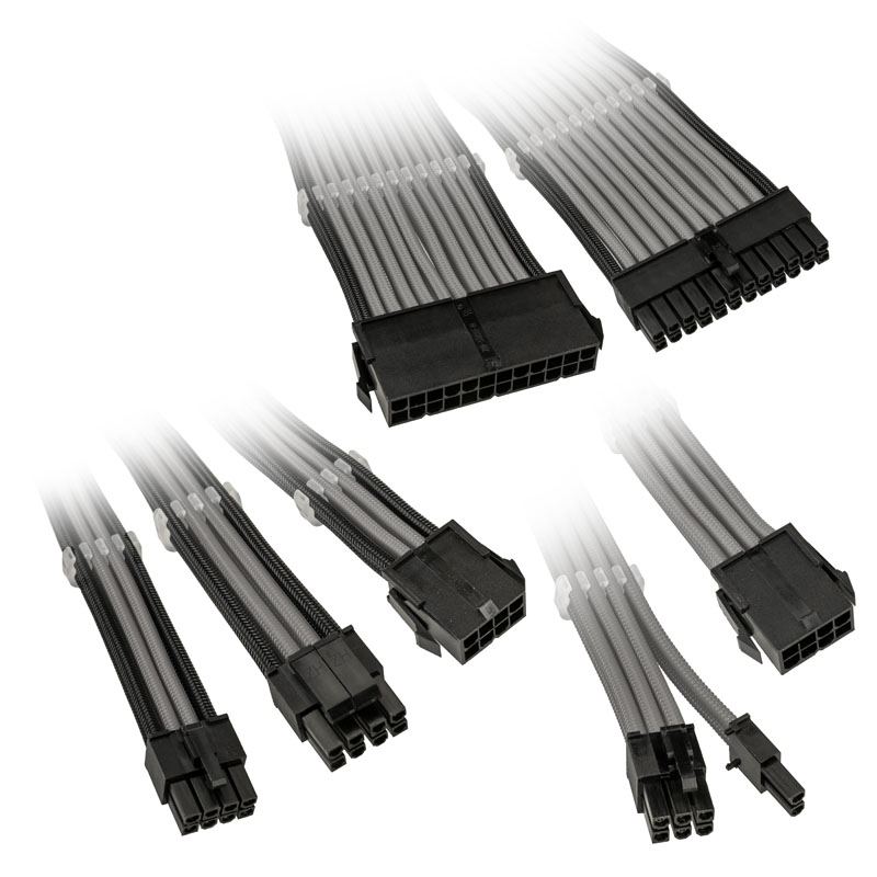 Kolink - Kolink Core Adept Braided Cable Extension Kit - Stone Grey