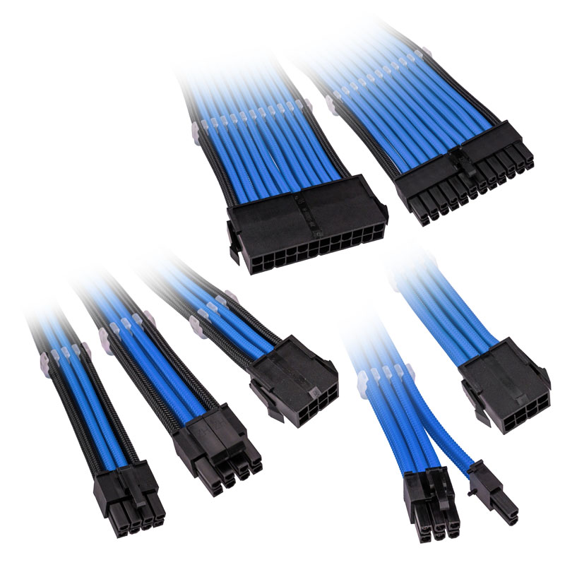 Kolink - Kolink Core Adept Braided Cable Extension Kit - Regal Blue