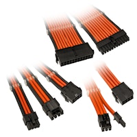Photos - Other Components Kolink Core Adept Braided Cable Extension Kit - Flame Orange COREAD 