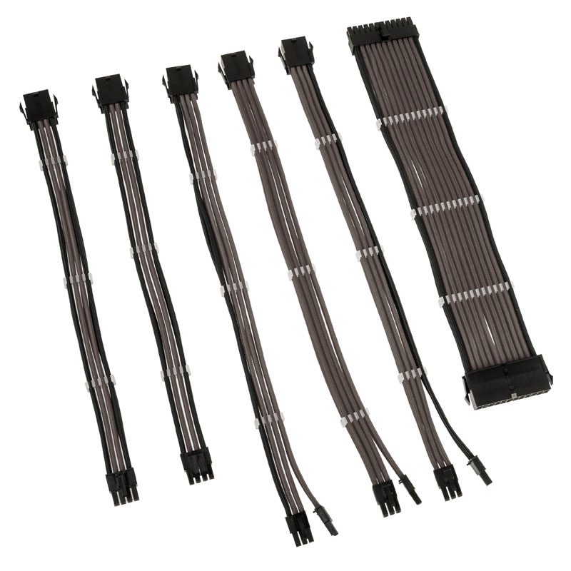 Kolink - Kolink Core Adept Braided Cable Extension Kit - Gunmetal Grey