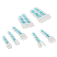 Photos - Other Components Kolink Core Adept Braided Cable Extension Kit - Brilliant White/Powder Blue COREADEPT-EK-WPB 