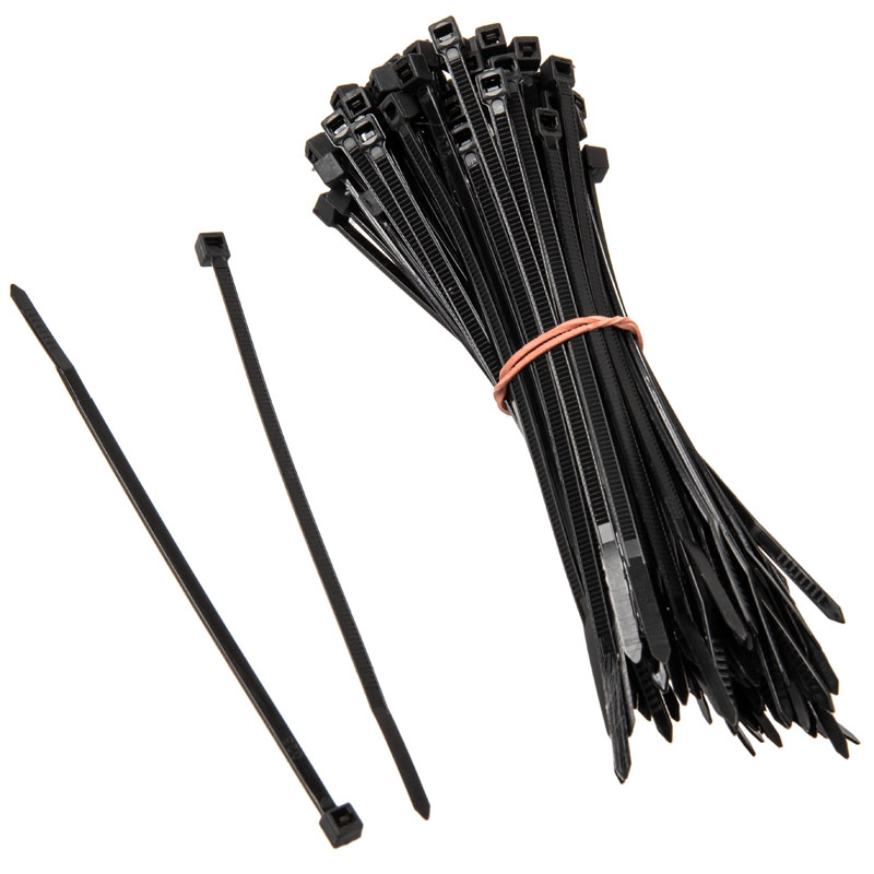 Kolink Black Cable Ties - 2.5mm x 100mm - 100 Pack