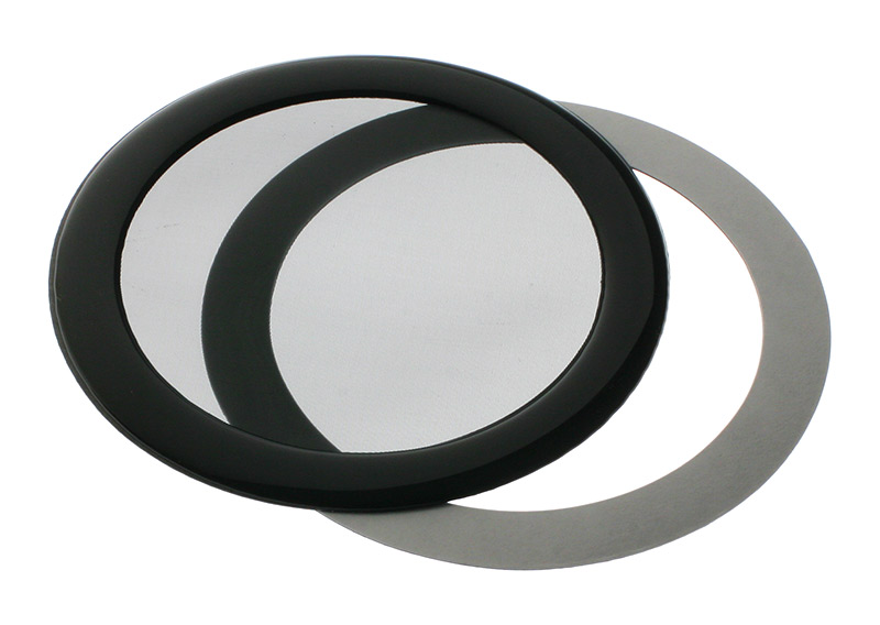 DEMCiflex Dust Filter 92mm, Round - Black/Black