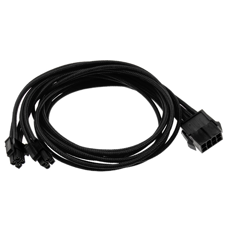 Phanteks 8-Pin EPS12V Cable Extension 50cm - Sleeved Black