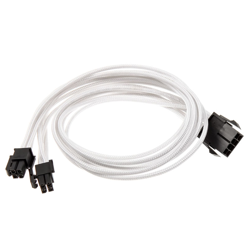 Phanteks - Phanteks 8-Pin EPS12V Cable Extension 50cm - Sleeved White