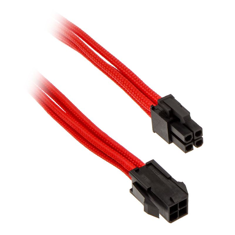Phanteks - Phanteks 4-Pin Cable Extension 50cm - Sleeved Red