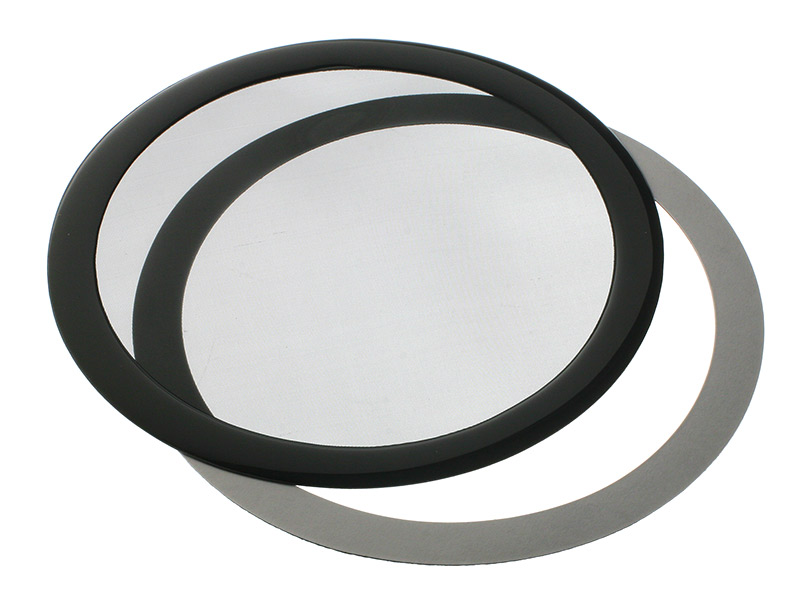 DEMCiflex Dust Filter 200mm, Round - Black/Black