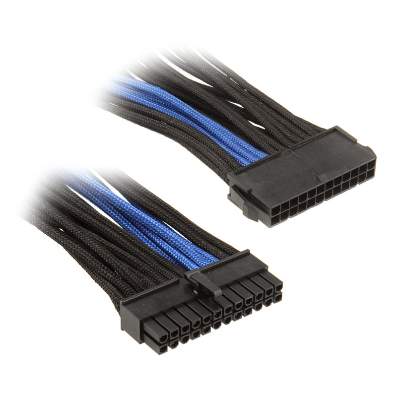 SilverStone ATX 24-pin cable 30 cm - Black / Blue
