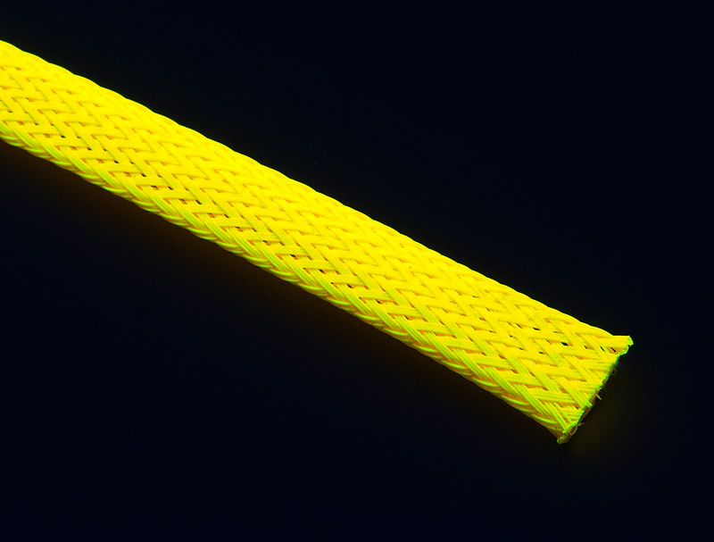TechFlex - Techflex Flexo PET Sleeve 9mm - Neon Yellow 1m
