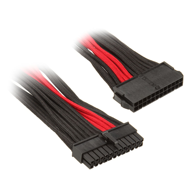 Silverstone - SilverStone ATX 24-pin cable, 30 cm - Black / Red