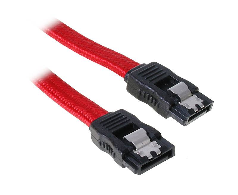 BitFenix - BitFenix Alchemy SATA 6GB/s braided cable 30cm - Red