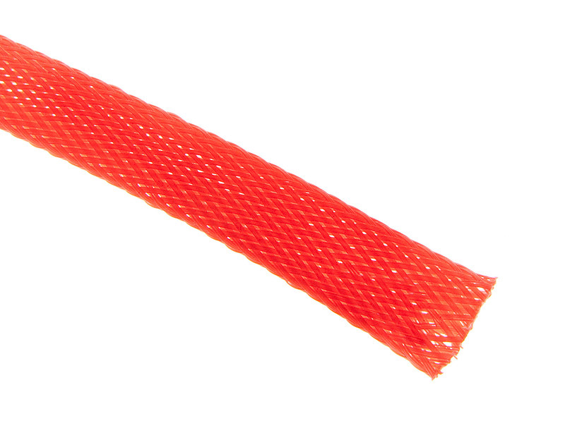 Techflex Flexo PET Sleeve 13mm - Neon Red 1m