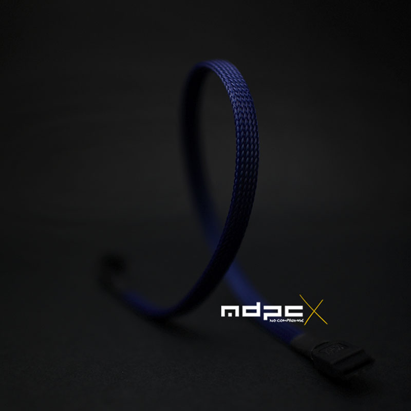 MDPC-X Sleeve SATA - Grand Bleu, 1 Metre