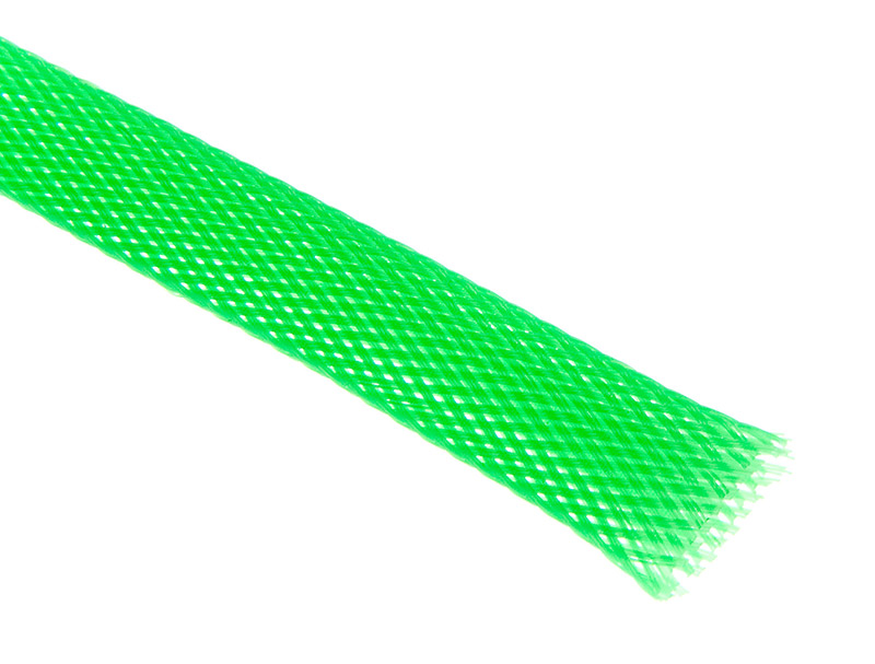 TechFlex - Techflex Flexo PET Sleeve 13mm - Neon Green 1m