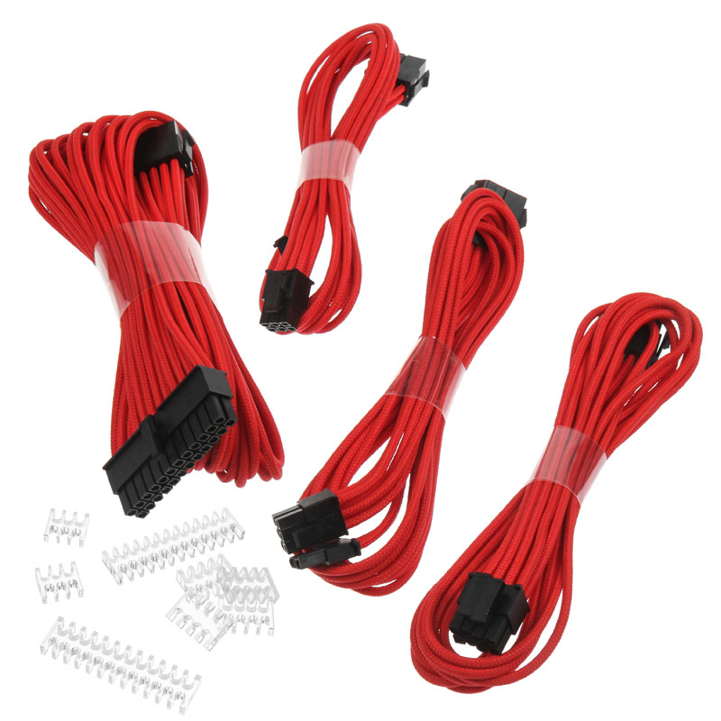 Phanteks - Phanteks Extension Cable Combo Kit - Red