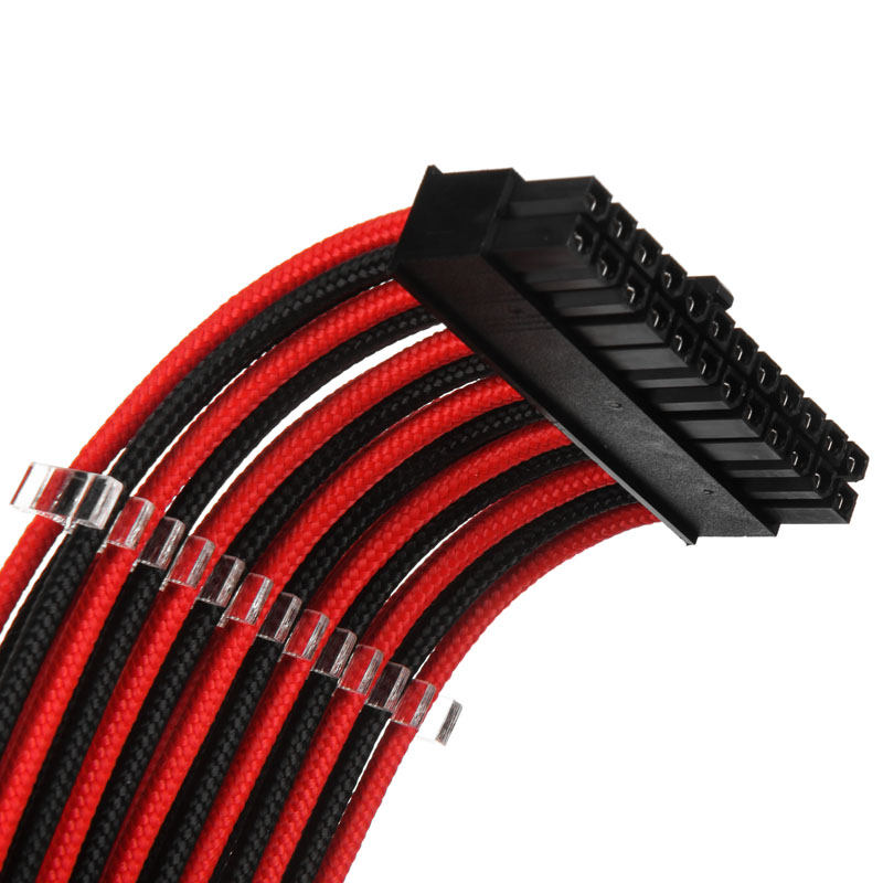 Phanteks - Phanteks Extension Cable Combo Kit - Black/Red