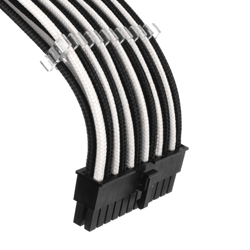 Phanteks - Phanteks Extension Cable Combo Kit - Black/White