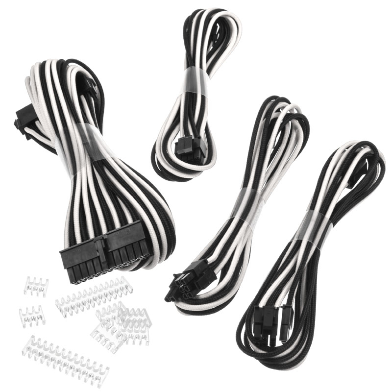 Phanteks Extension Cable Combo Kit - Black/White