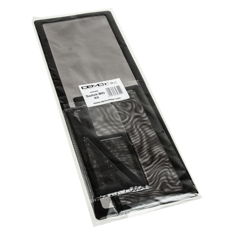 DEMCiflex - DEMCiflex Dust Filter Kit for NZXT Switch 810 - black / black