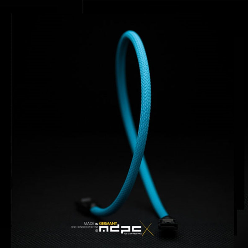 MDPC-X Sleeve SATA - Riviera Blue, 1 Metre