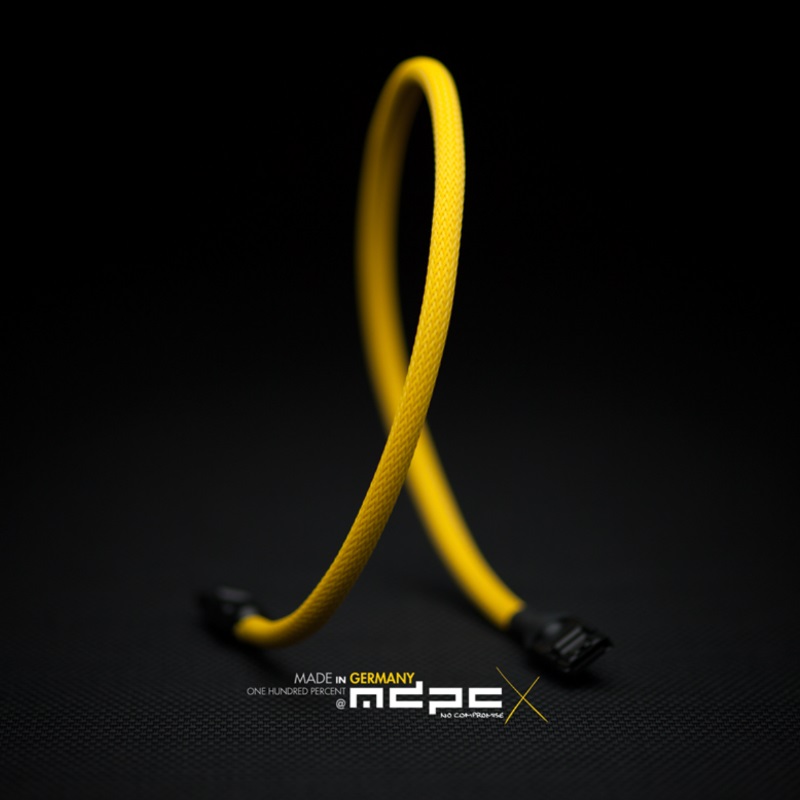 MDPC-X Sleeve SATA - Mellow Yellow, 1 Metre