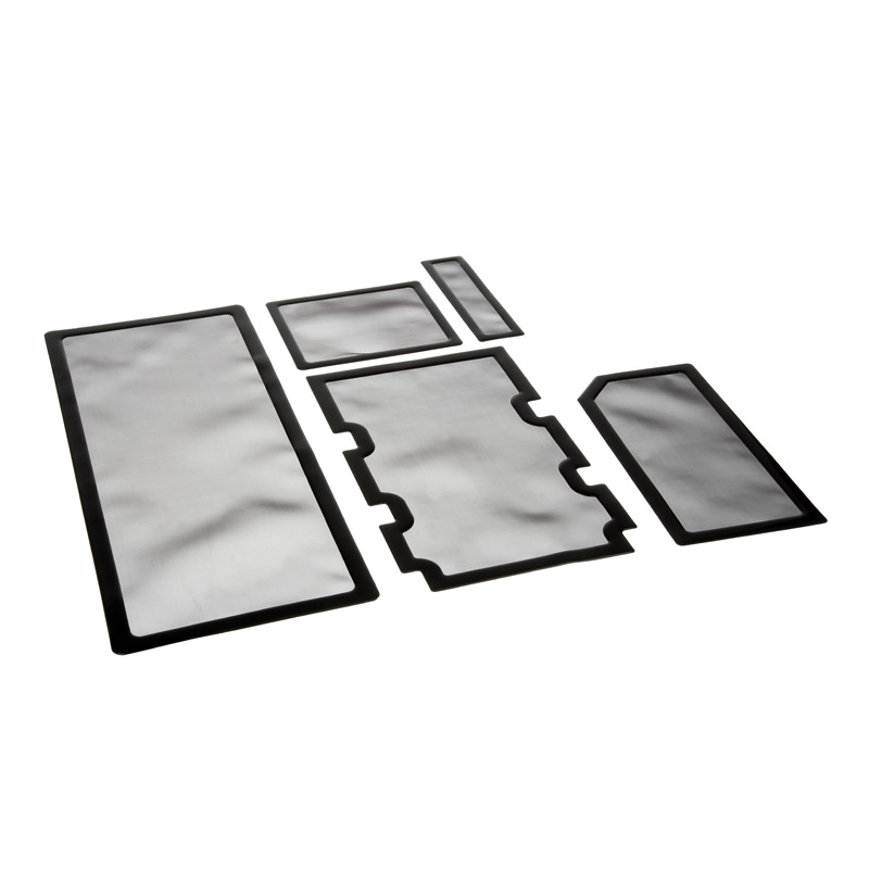 Demciflex dust filter kit for Corsair 750D - black / black