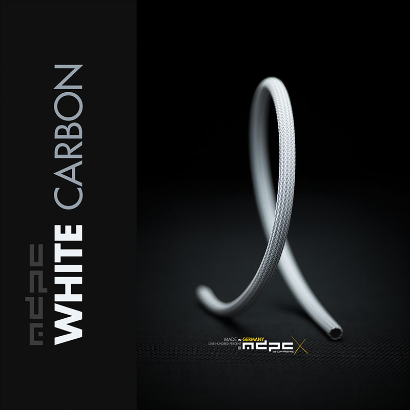 MDPC-X Sleeve SATA - White Carbon PXW, 1 Metre