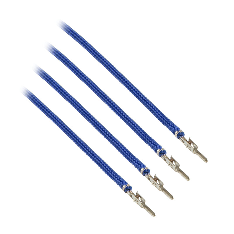CableMod ModFlex Sleeved Cable, Blue 20cm - 4 Pack