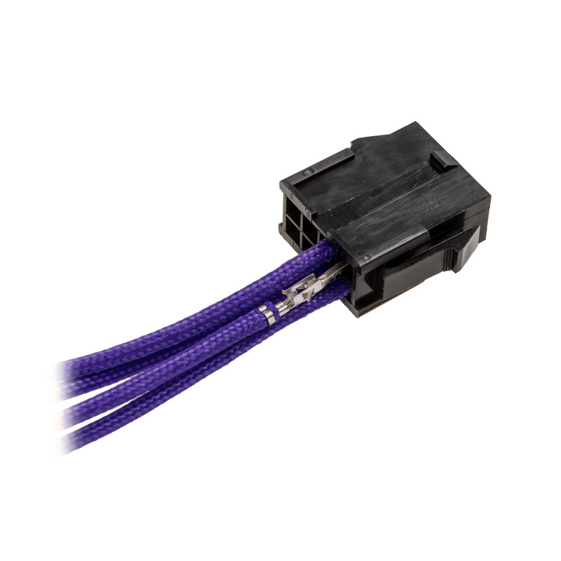 CableMod - CableMod ModFlex Sleeved Cable, Purple 20cm - 4 Pack