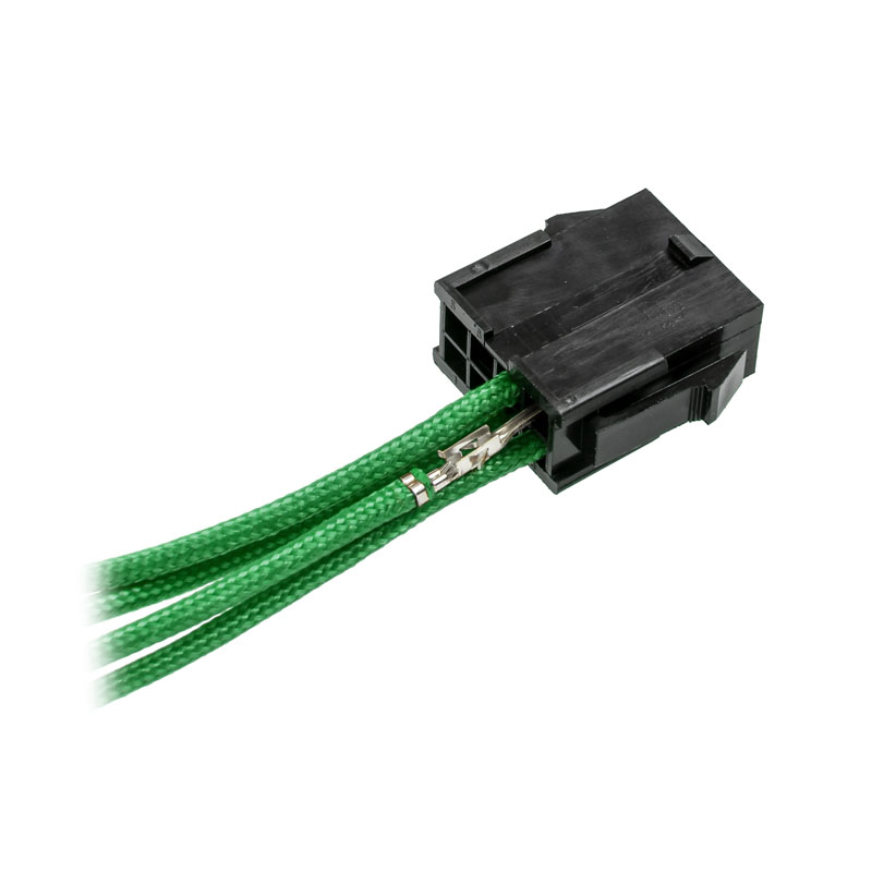CableMod - CableMod ModFlex Sleeved Cable, Green 40cm - 4 Pack