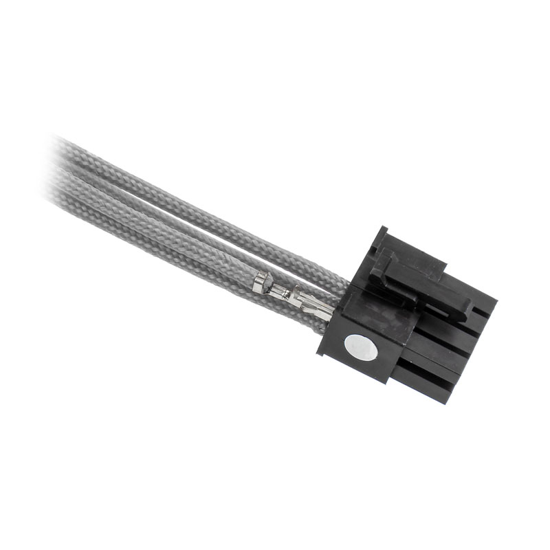 CableMod - CableMod ModFlex Sleeved Cable, Silver 40cm - 4 Pack