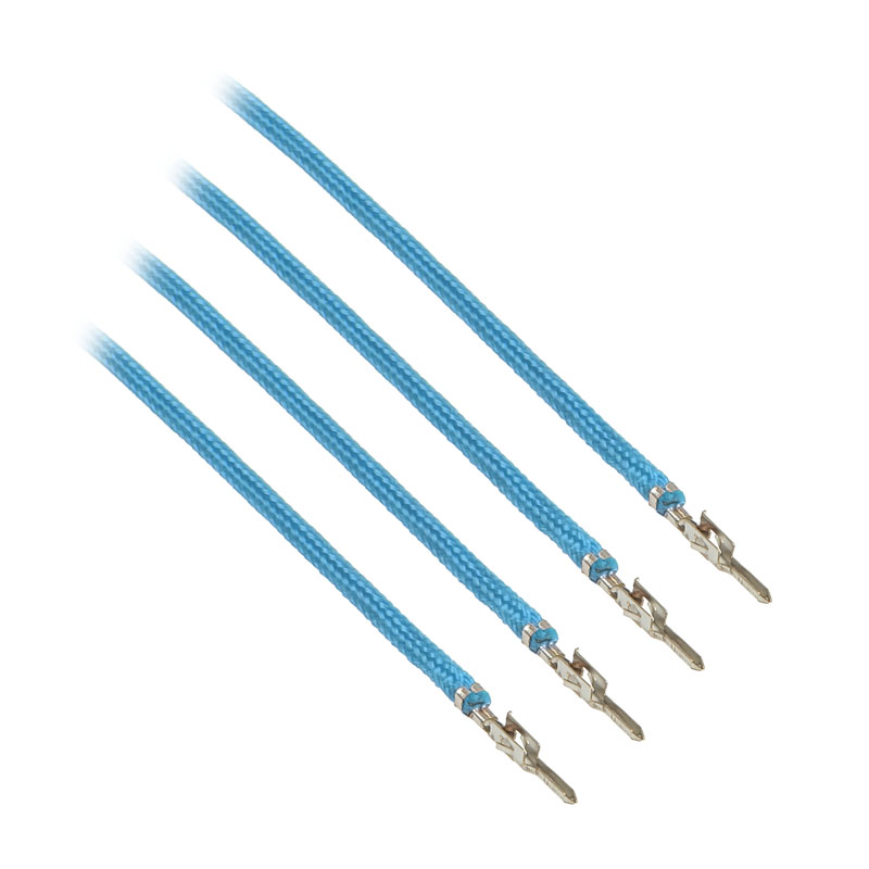 CableMod ModFlex Sleeved Cable, Light Blue 60cm - 4 Pack