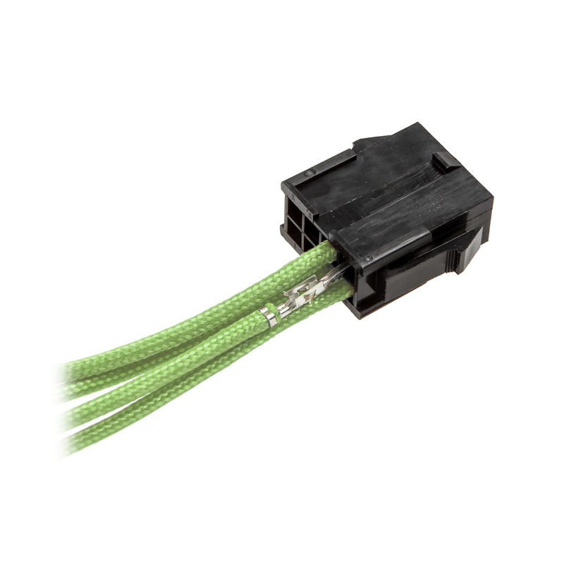 CableMod - CableMod ModFlex Sleeved Cable, Light Green 60cm - 4 Pack
