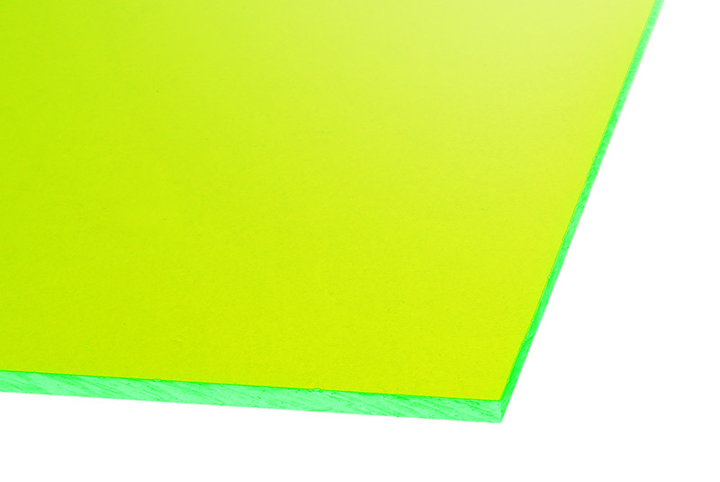 Overclockers UK - OcUK Value Acrylic GS - 400x400mm - Fluorescent Green