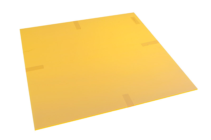 Overclockers UK - OcUK Value Acrylic GS - 400x400mm - Fluorescent Yellow