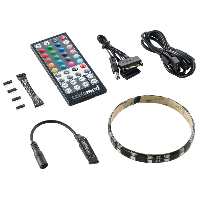 CableMod - CableMod WideBeam Hybrid LED Kit 30cm - RGB/UV