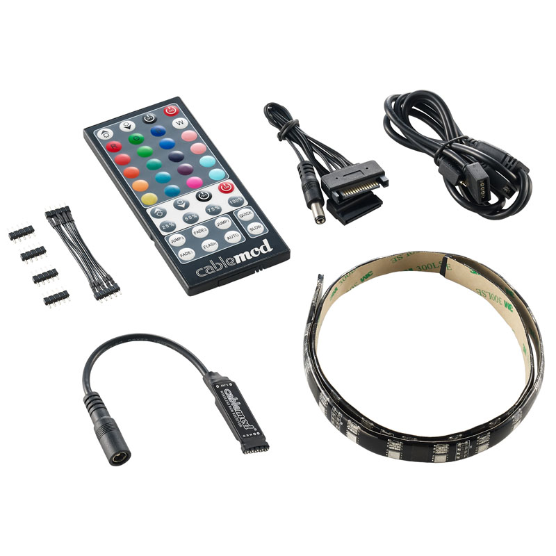 CableMod - CableMod WideBeam Hybrid LED Kit 60cm - RGB/UV