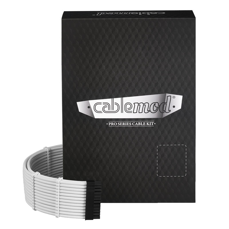  - CableMod PRO ModMesh C-Series AXi, HXi & RM Cable Kit - White (Yellow Label)
