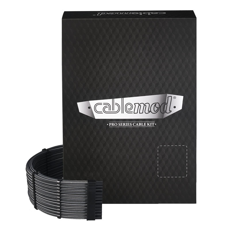 CableMod PRO ModMesh C-Series RMi & RMx Cable Kit - Carbon (Black Label)