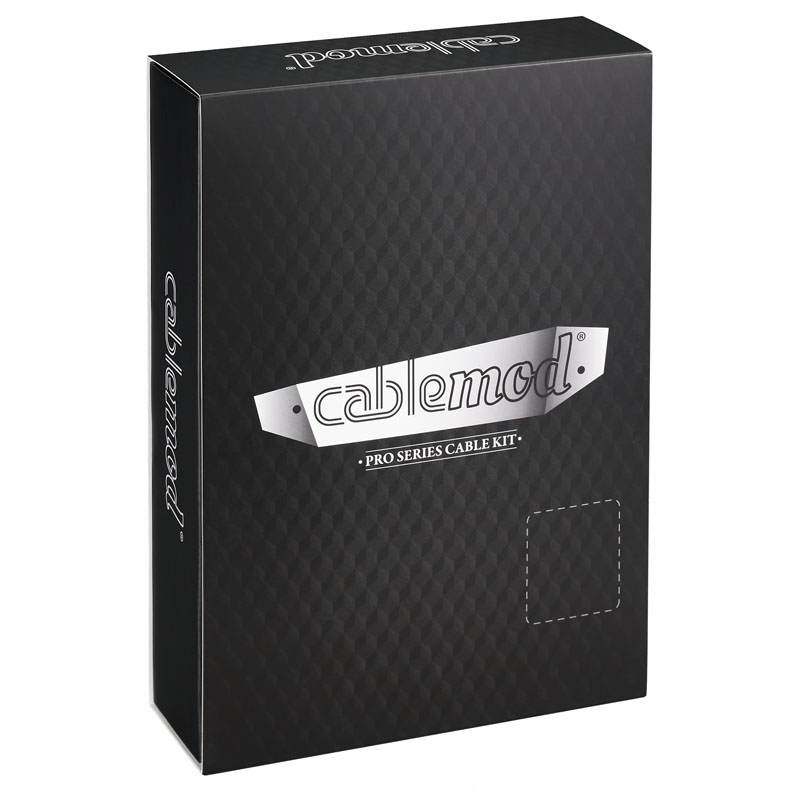 CableMod - CableMod PRO ModMesh C-Series RMi & RMx Cable Kit - Black/Burgundy (Black Label)