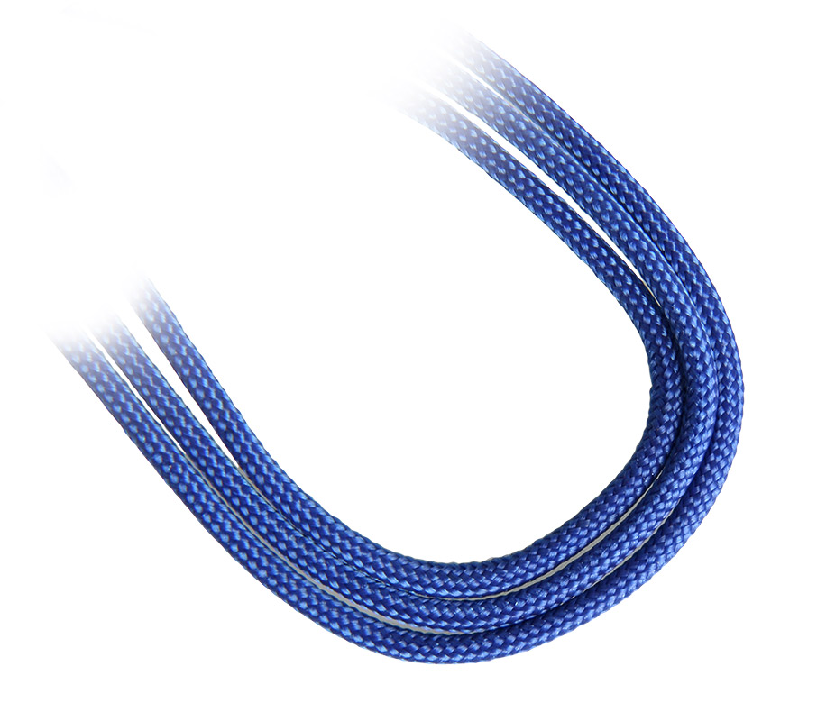BitFenix - BitFenix Alchemy 3-Pin Extension 60cm - sleeved blue/blue